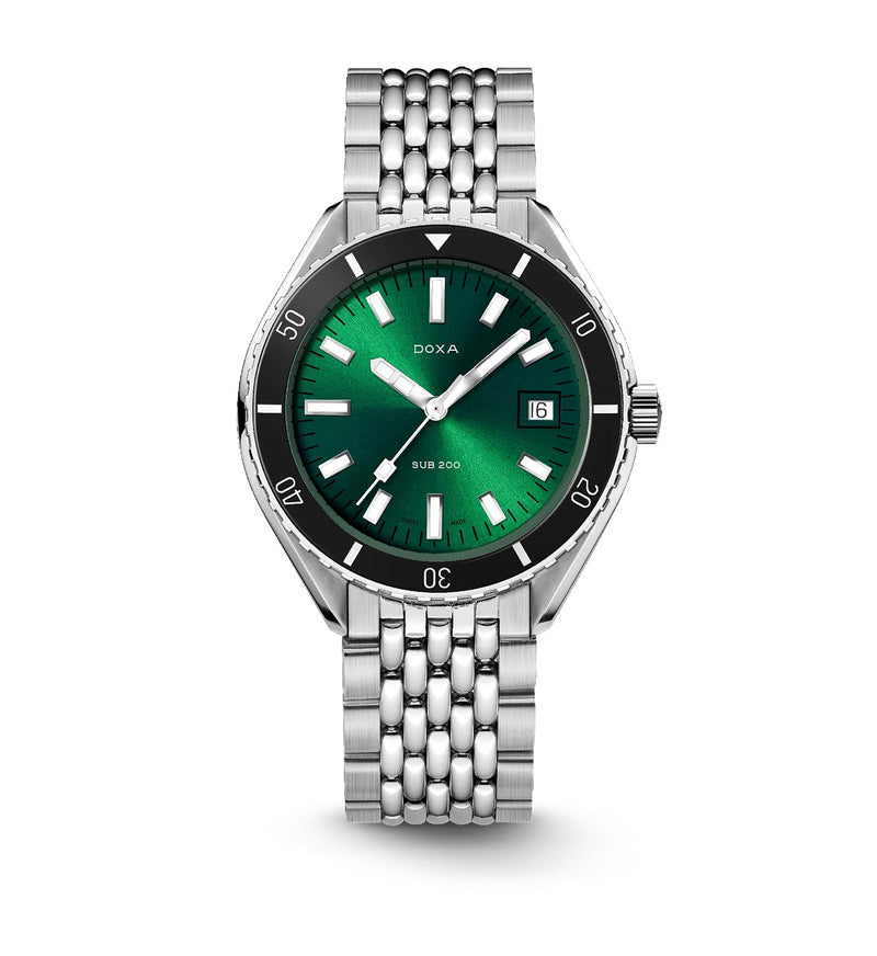 DOXA SUB 200 Sea Emerald Bracelet Watch