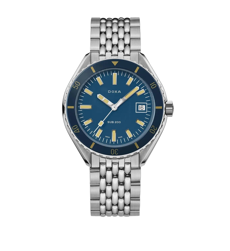 DOXA SUB 200 Caribbean Blue Bracelet Watch