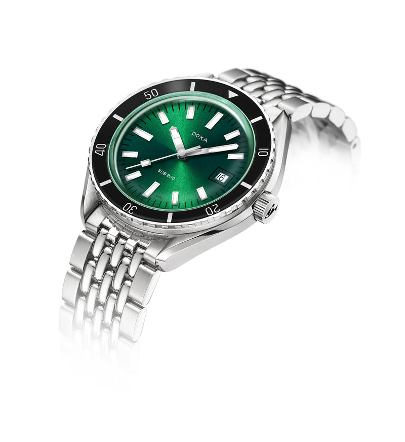 DOXA SUB 200 Sea Emerald Bracelet Watch