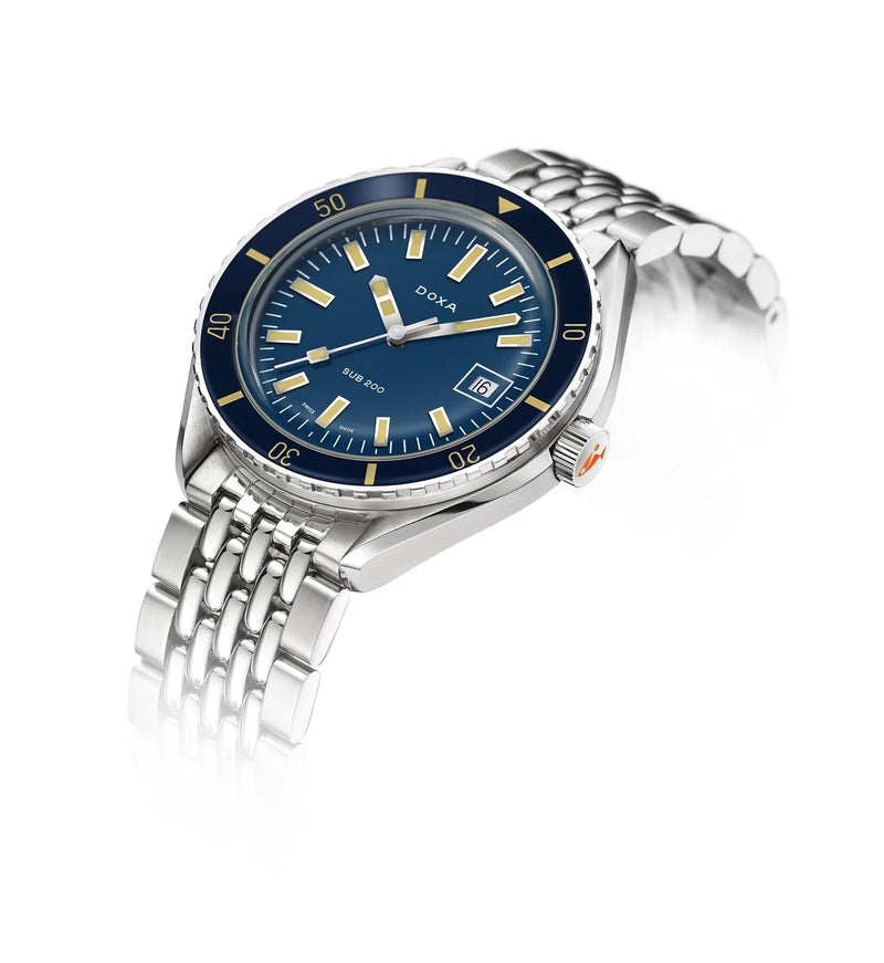 DOXA SUB 200 Caribbean Blue Bracelet Watch