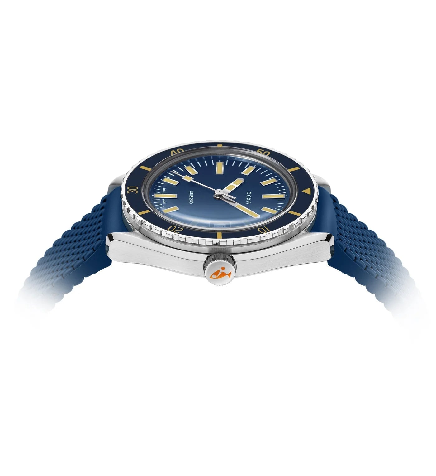 DOXA SUB 200 Caribbean Rubber Strap Watch