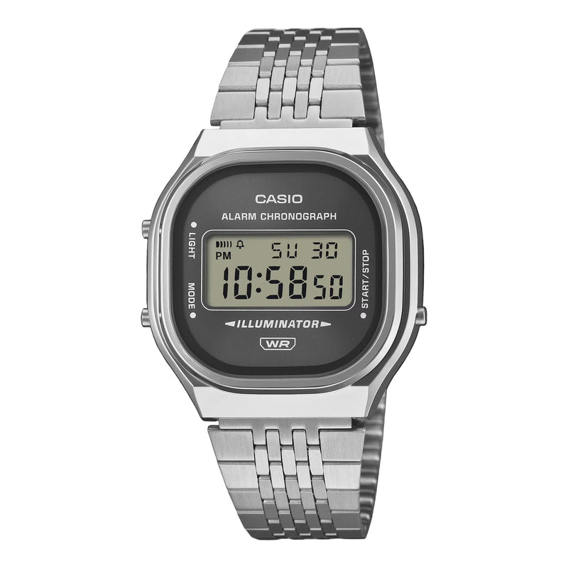 Casio Vintage A140WE-8AEF Silver Tone Bracelet Watch