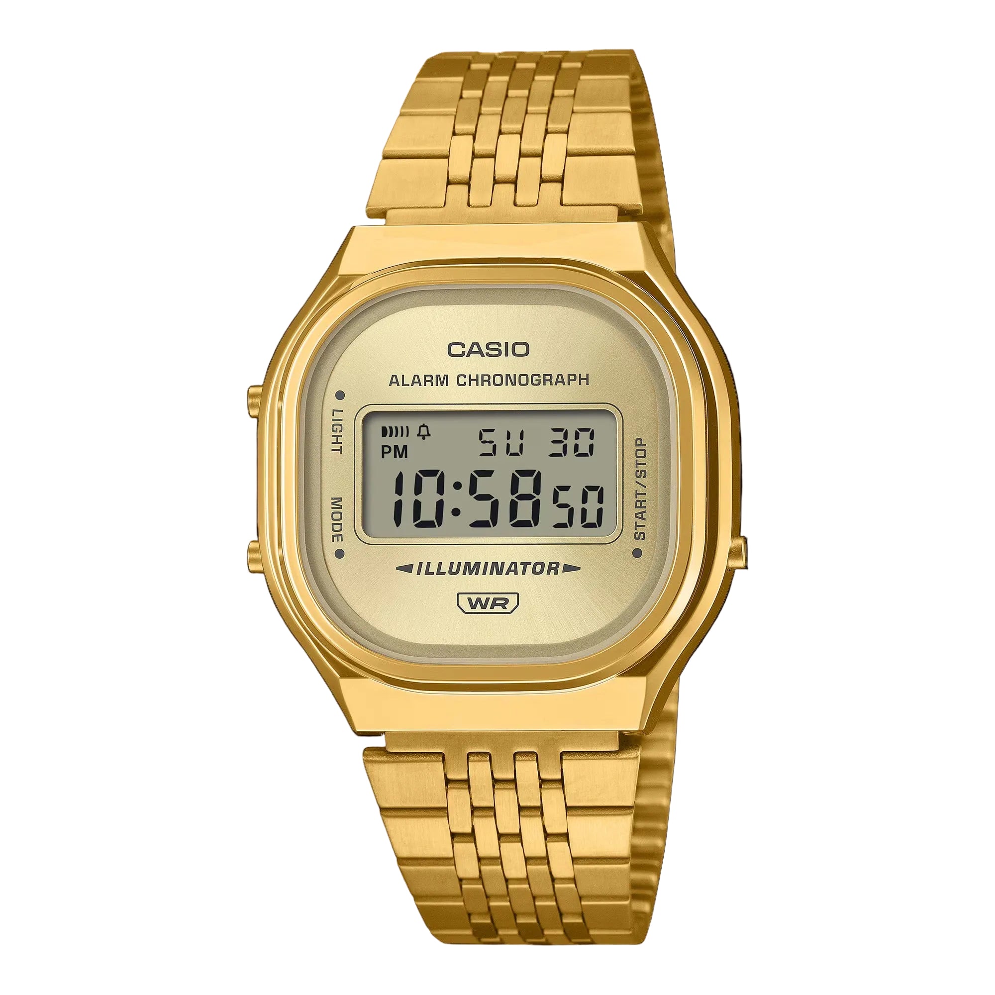 Casio Vintage A168WG-9EF Gold Tone Bracelet Watch