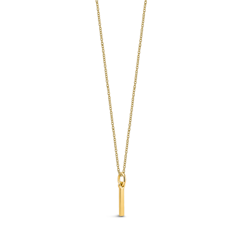 9ct Yellow Gold Initial 'I' Necklace