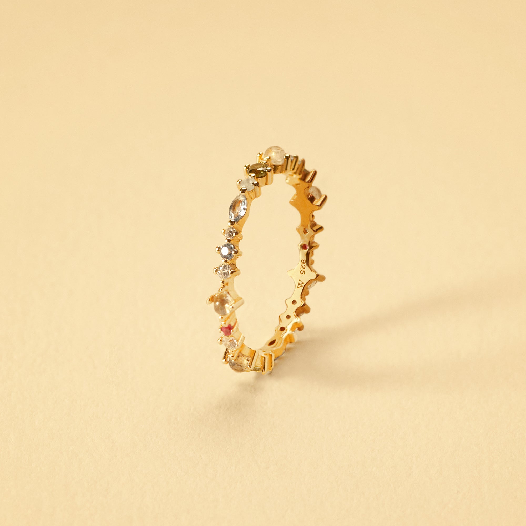 18ct Yellow Gold Vermeil Papillon Ring