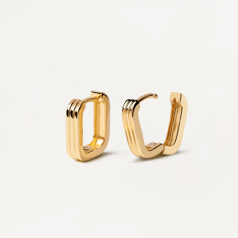 18ct Yellow Gold Vermeil Nova Earrings