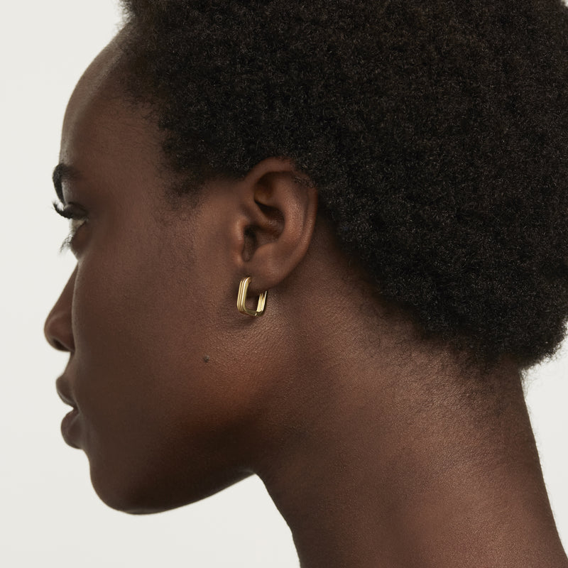18ct Yellow Gold Vermeil Nova Earrings