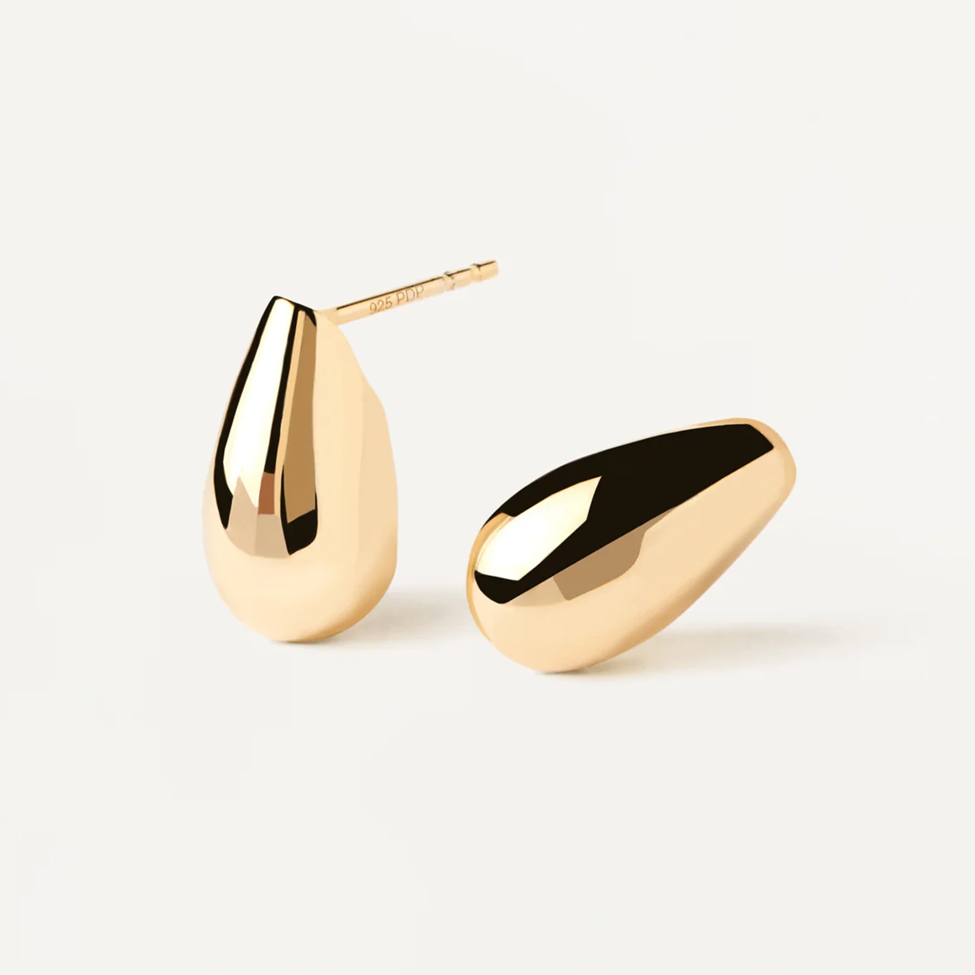 18ct Yellow Gold Vermeil Sugar Earrings