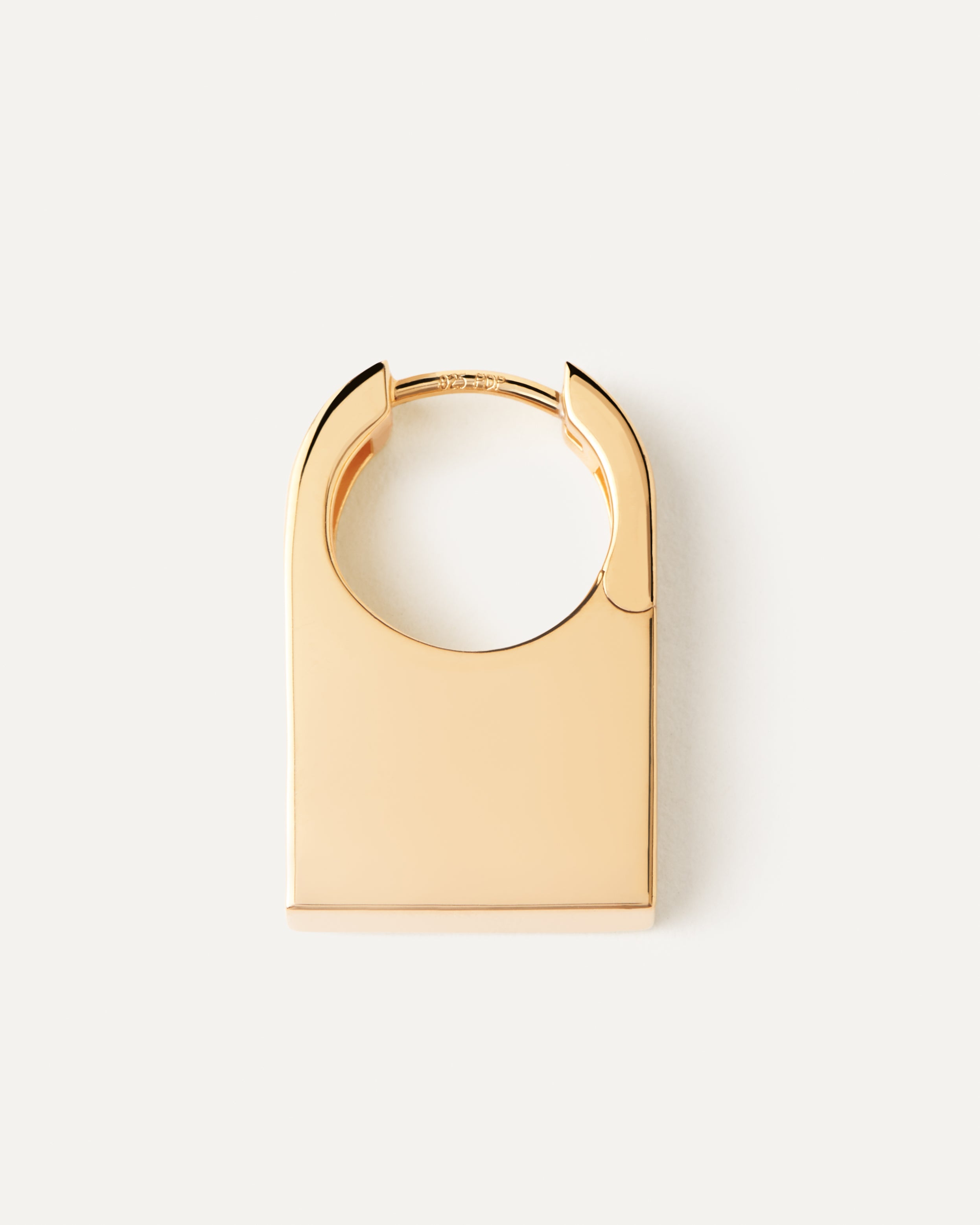 18ct Yellow Gold Vermeil Chicago Hoops