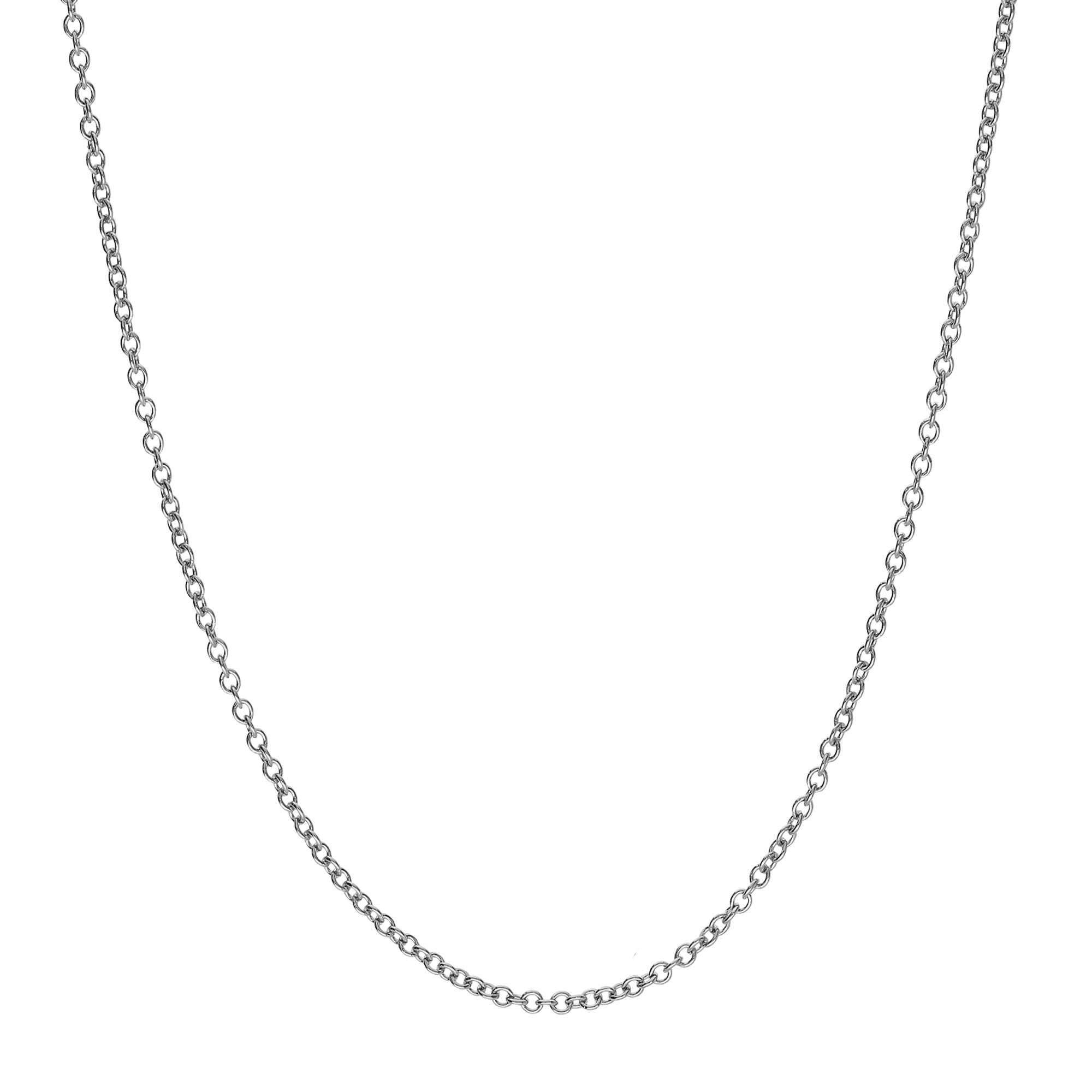 Sterling Silver Close Tight Trace Chain 1.46mm