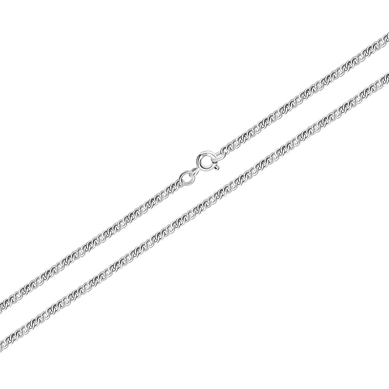 Sterling Silver Curb Chain 2.45mm