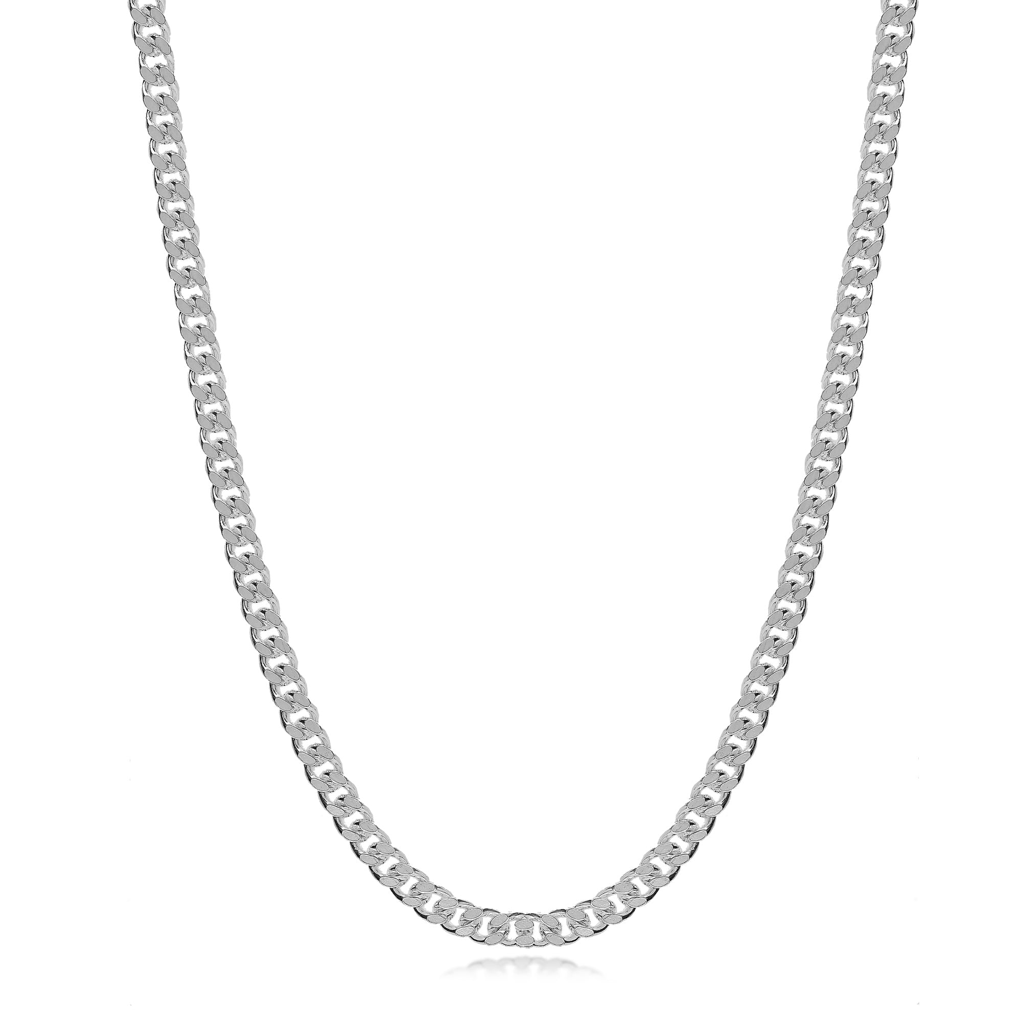 Sterling Silver Heavy Curb Chain 3.5mm