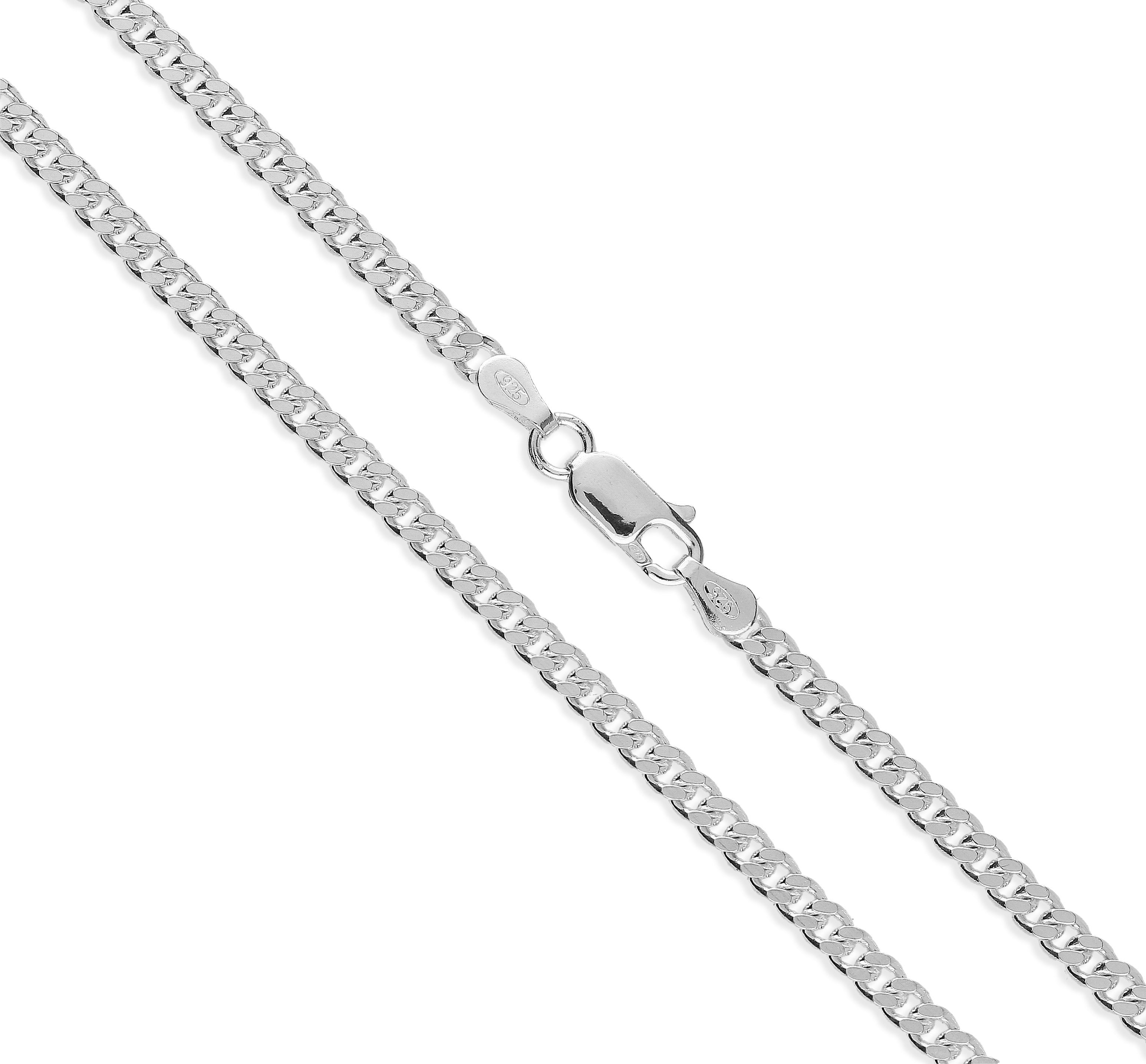 Sterling Silver Heavy Curb Chain 3.5mm