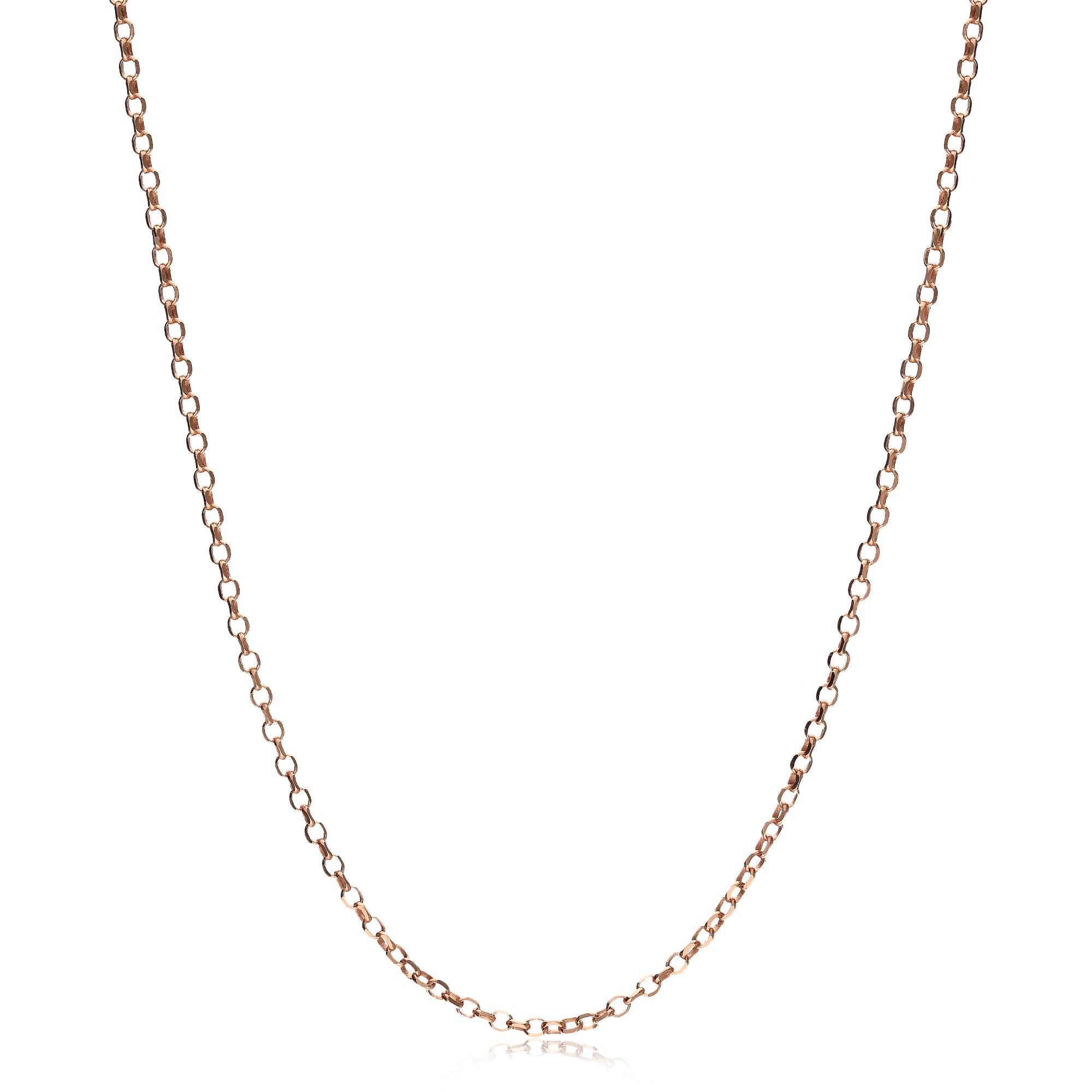 Rose Gold Vermeil Belcher Chain 1.79mm 20"