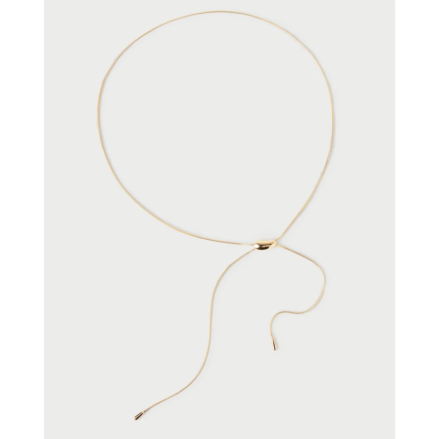 18ct Yellow Gold Plated Rodeo Slider Necklace
