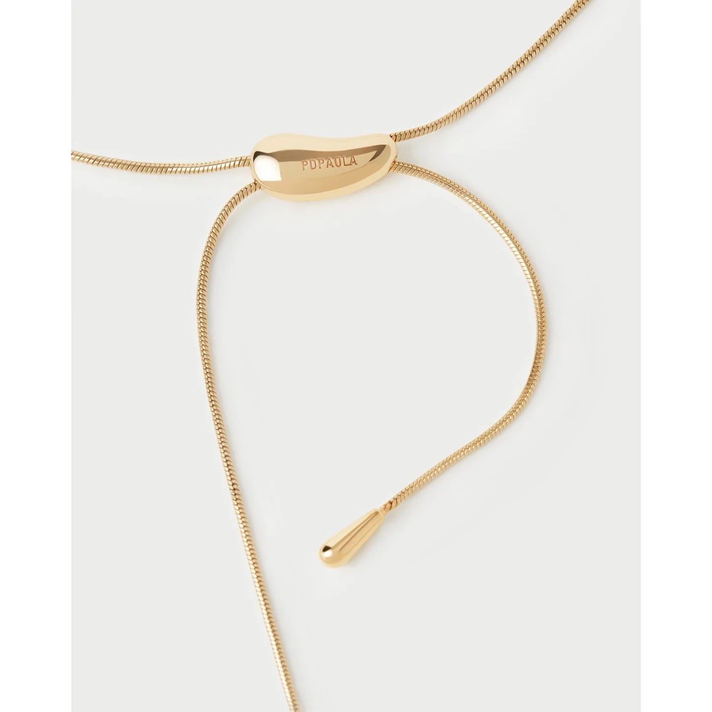 18ct Yellow Gold Plated Rodeo Slider Necklace