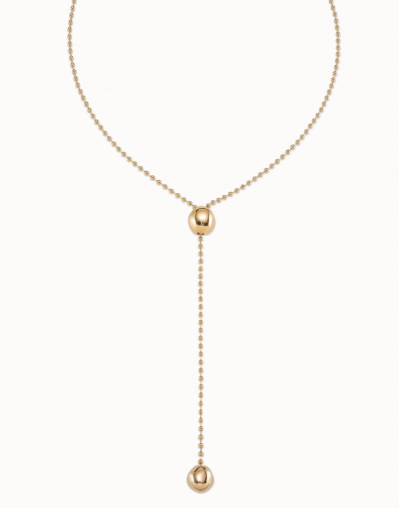 Gold Lonely Planet Necklace