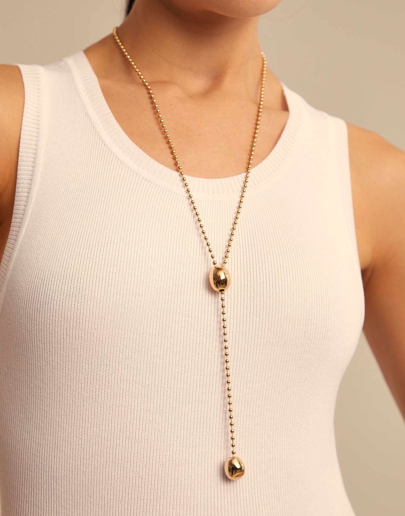 Gold Lonely Planet Necklace
