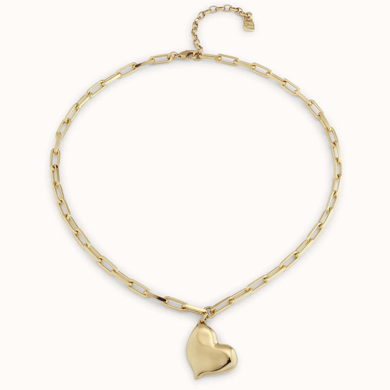 Gold Heartbeat Necklace