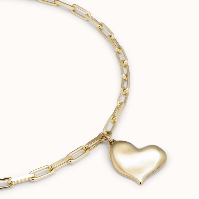 Gold Heartbeat Necklace