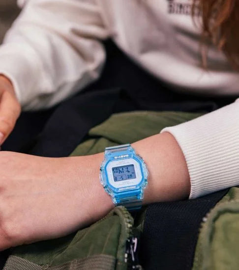 Casio Baby-G BGD-565SJ-2ER Translucent Blue Digital Watch