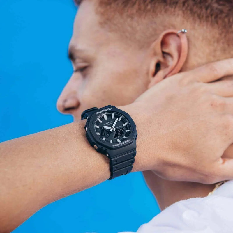 G-Shock  GA-2100-1AER Black Dial Carbon Watch