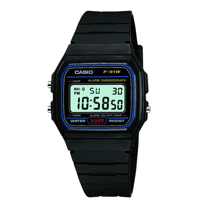Casio Classic F-91W Men's Black Digital Watch