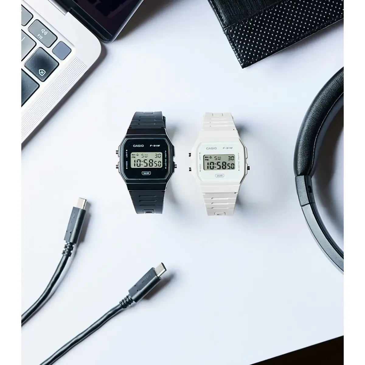 Casio Vintage F-91WB-1AEF Watch