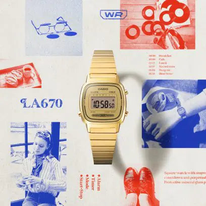 Casio Vintage Gold LA670WEGA-9EF Watch