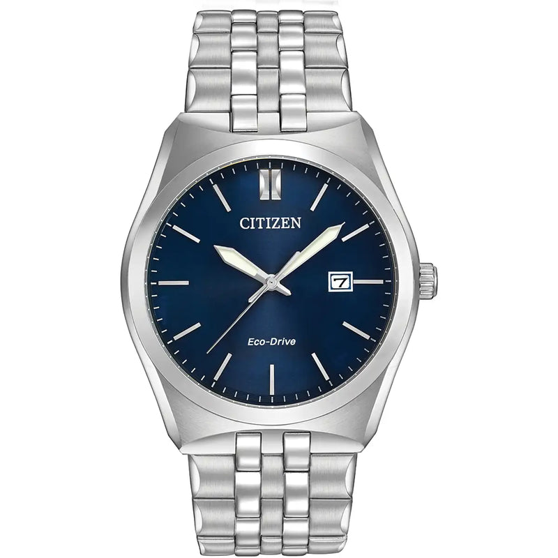 Citizen Corso Eco-Drive Men’s Blue Dial Stainless Steel Watch BM7330-59L