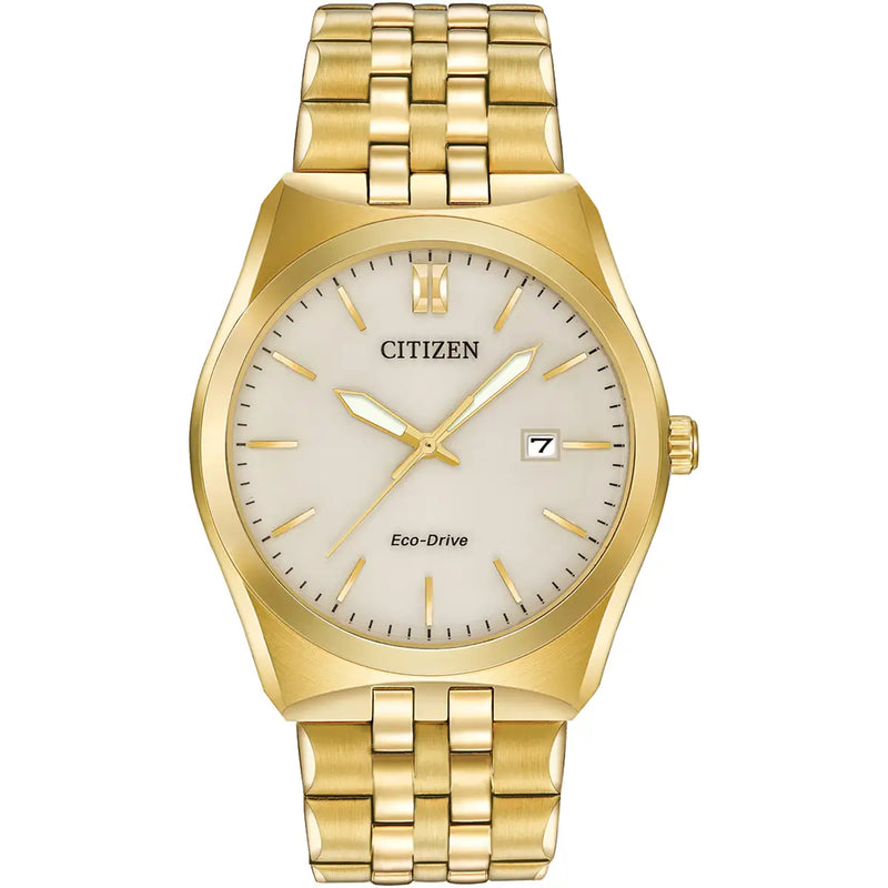 Citizen Corso Eco-Drive Men’s Gold Tone Watch BM7332-53P