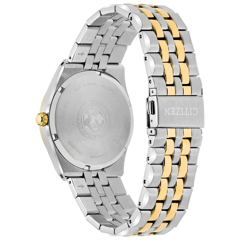 Citizen Corso Eco-Drive Men’s Two Tone Blue Dial Watch BM7334-58L