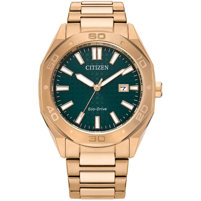 Citizen Eco-Drive Men’s Gold Tone Sport Watch BM7633-81X