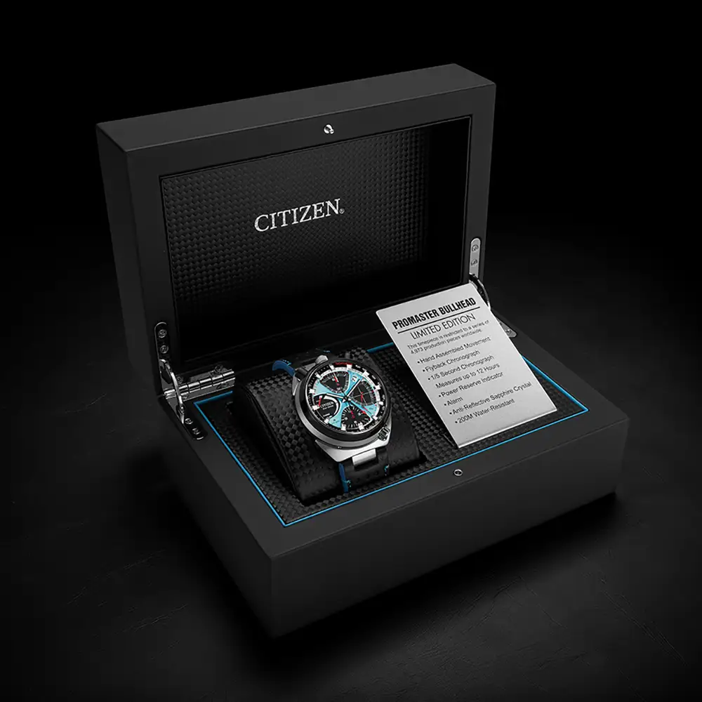 Citizen Promaster Bullhead Racing Chronograph Eco-Drive Men’s Limited Edition Watch AV0106-01L