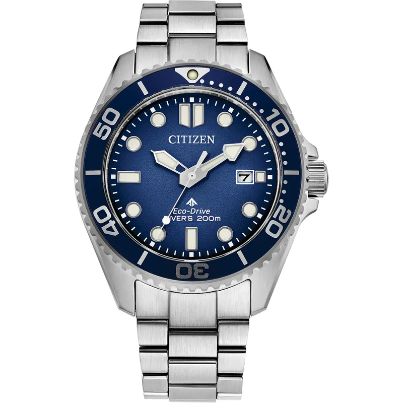 Citizen Promaster Diver Eco-Drive Men’s Blue Dial Stainless Steel Watch BN0260-54L