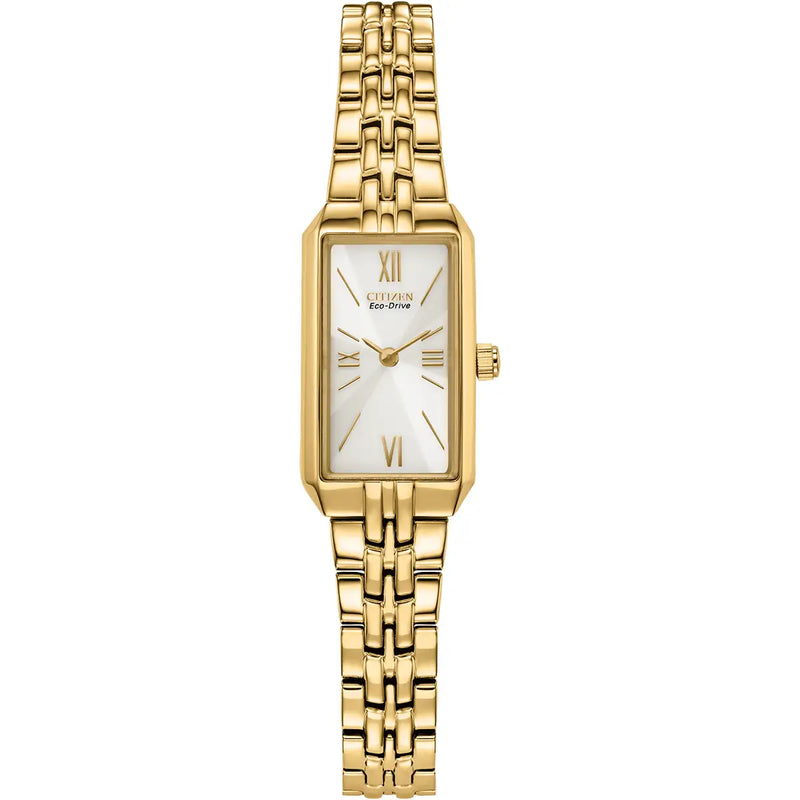 Citizen Silhouette Eco-Drive Ladies’ Gold Tone Watch EG2693-51P