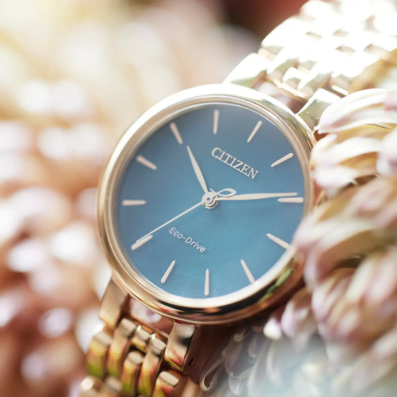 Citizen L Silhouette Eco-Drive Ladies’ Rose Gold Watch EM0993-82Z
