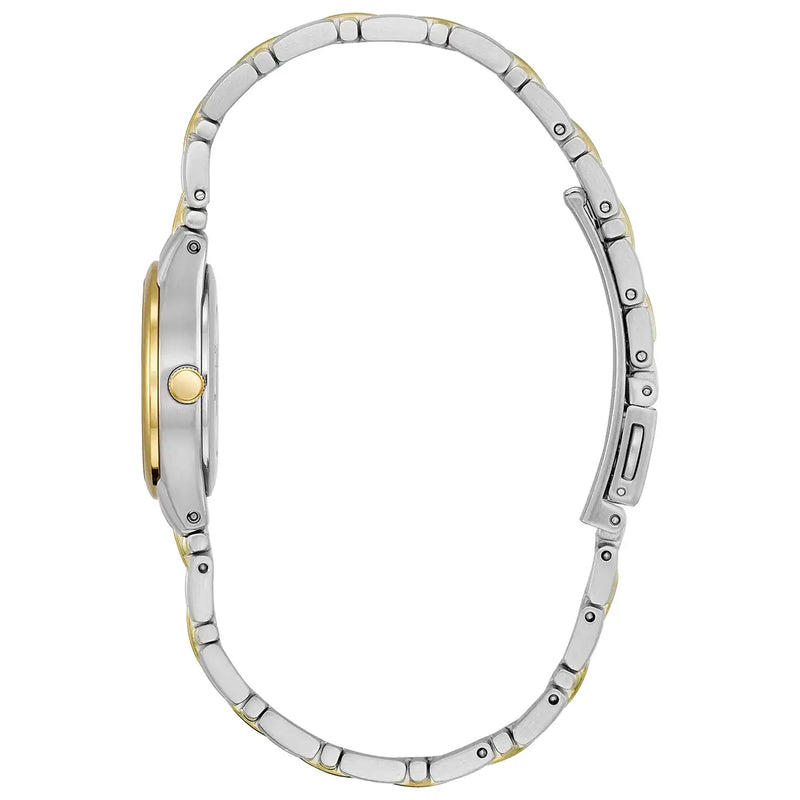 Citizen Silhouette Eco-Drive Ladies’ Two Tone White Dial Watch EW1264-50A