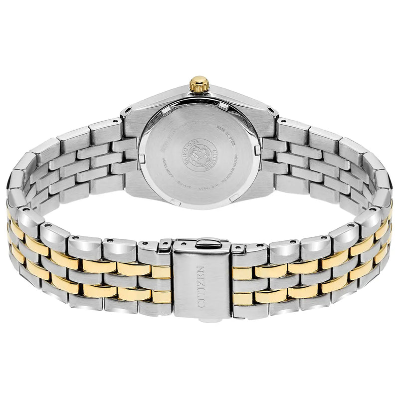Citizen Corso Eco-Drive Ladies’ Two Tone Blue Dial Watch EW2294-53L