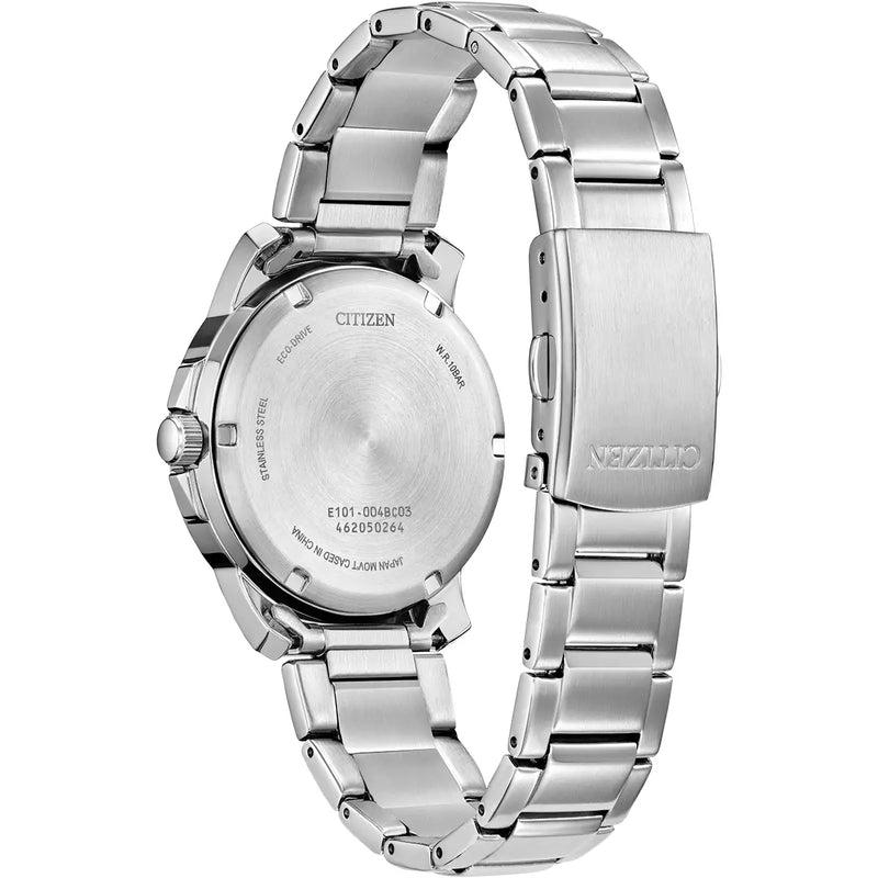 Citizen Eco-Drive Men’s Sport Black Dial Stainless Steel Watch BM8180-62E