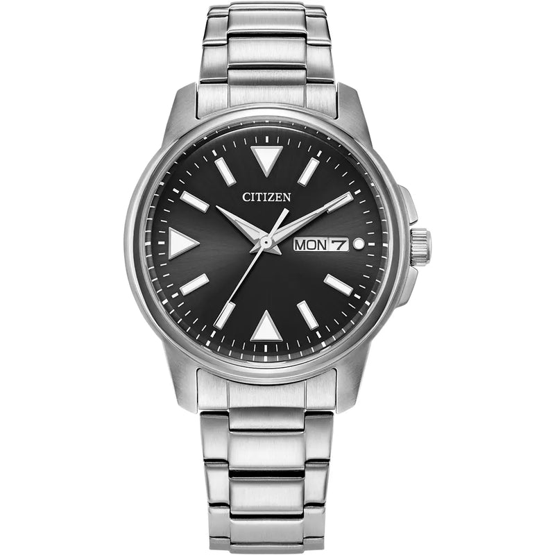 Citizen Eco-Drive Men’s Sport Black Dial Stainless Steel Watch BM8180-62E