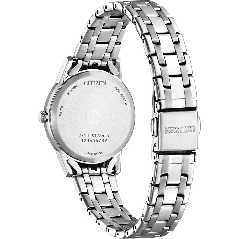 Citizen Silhouette Eco-Drive Ladies’ White Dial Watch FE1240-81A