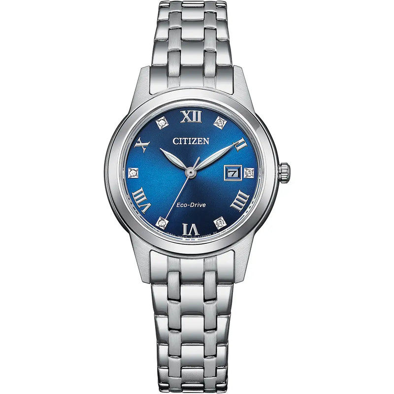 Citizen Silhouette Eco-Drive Ladies’ Blue Dial Watch FE1240-81L