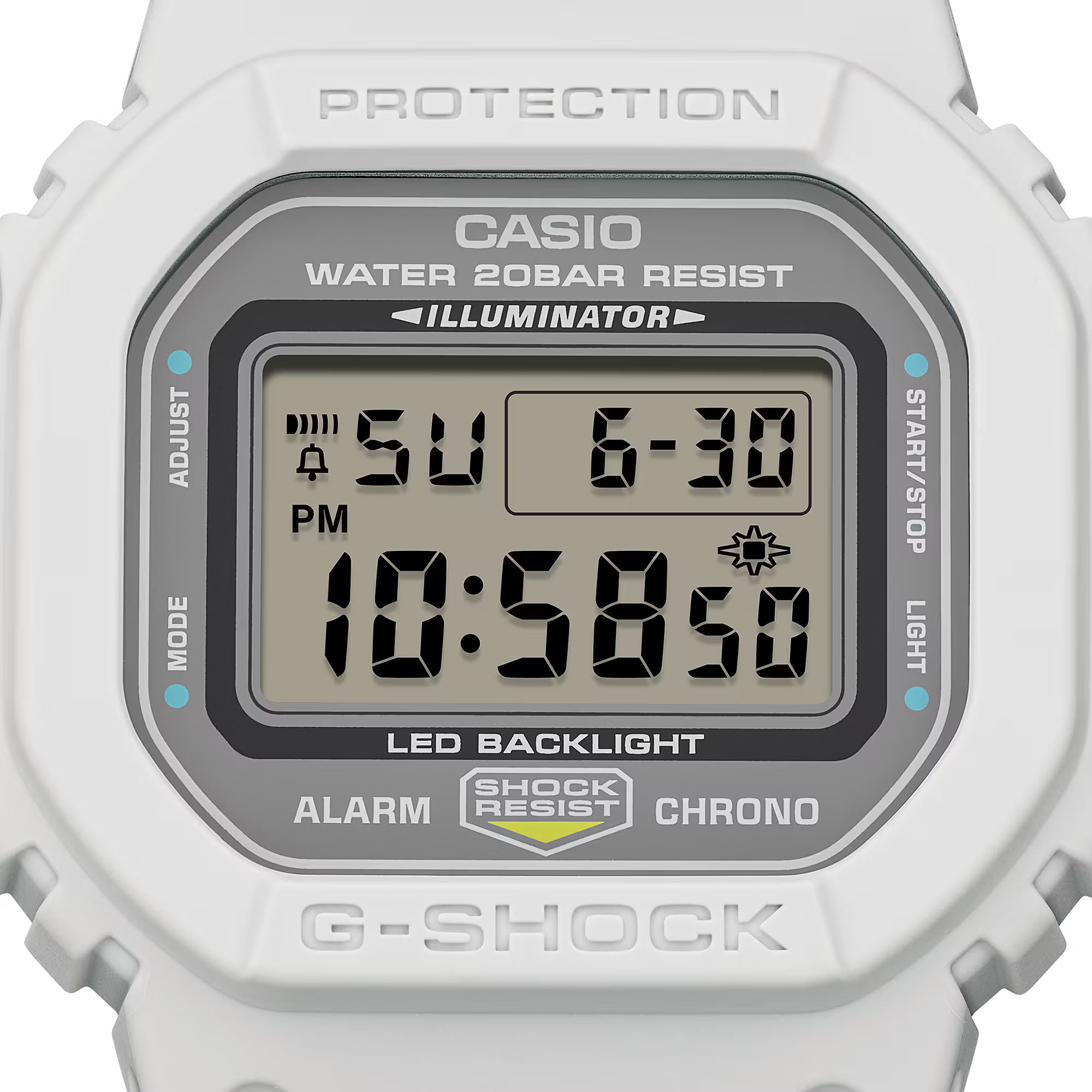 G-Shock DW-5600MNC-7A8ER Grey Resin & Fabric Strap Watch