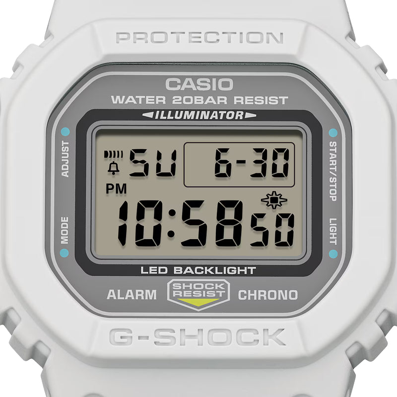 G-Shock DW-5600MNC-7A8ER Grey Resin & Fabric Strap Watch