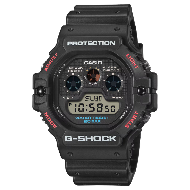 G-Shock DW-5900U-1AER Black Resin Strap Watch