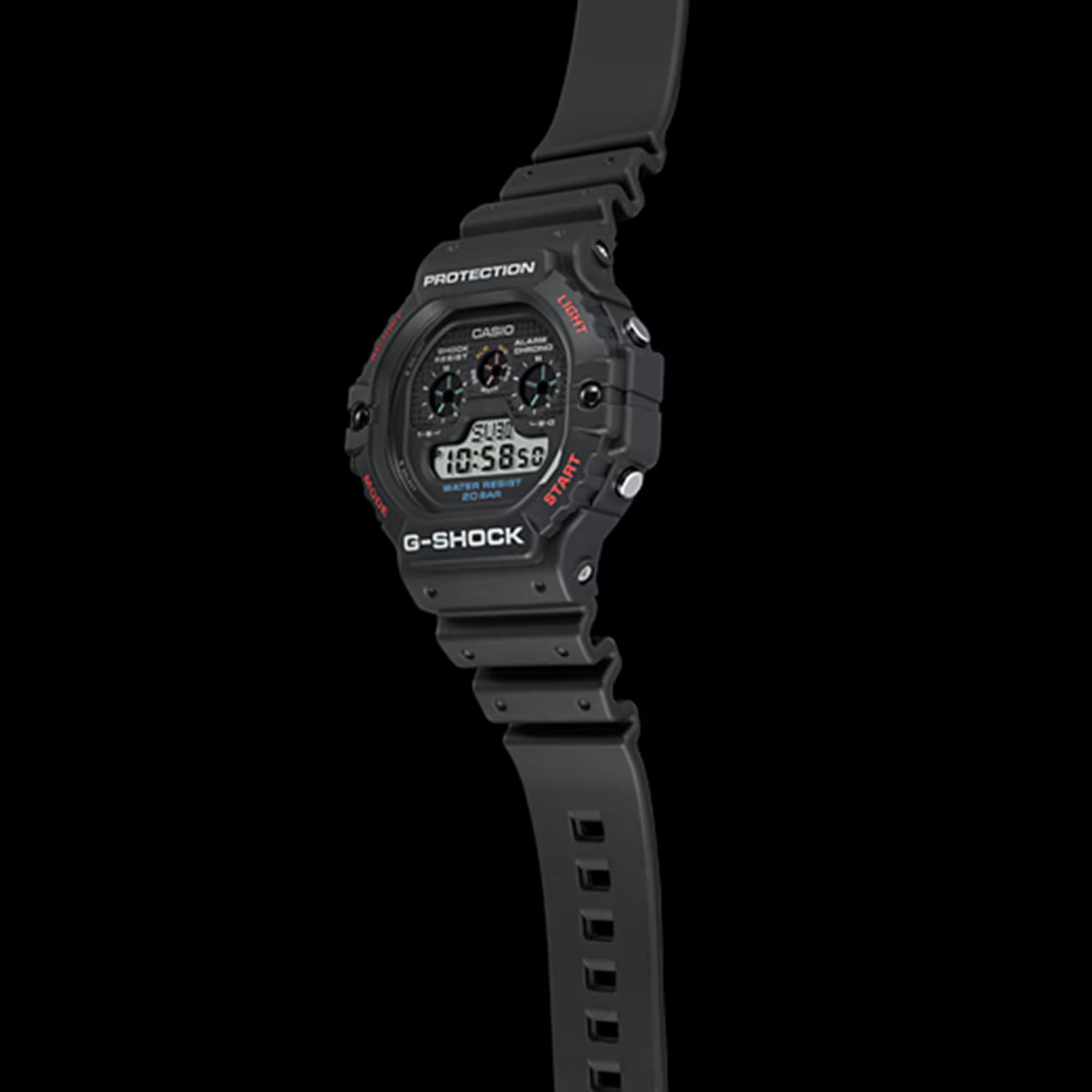 G-Shock DW-5900U-1AER Black Resin Strap Watch