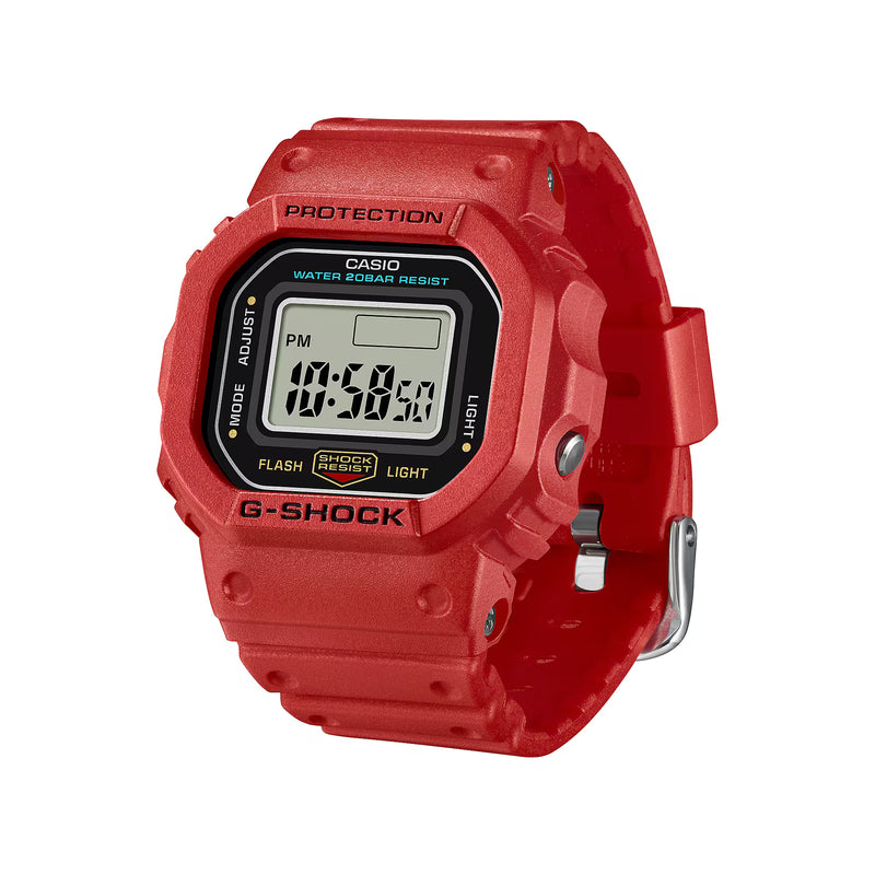 G-SHOCK Casio Nano DW-5600 Red Finger-Watch (20mm) Digital Dial