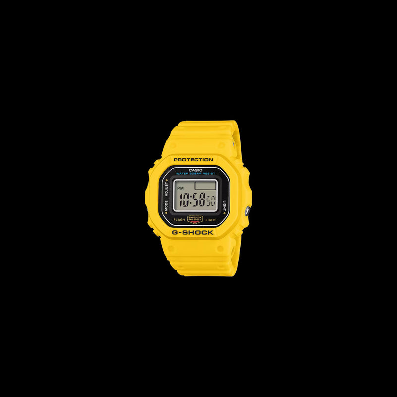 G-SHOCK Casio Nano DWN-5600-9ER Yellow Finger-Watch (20mm) Digital Dial