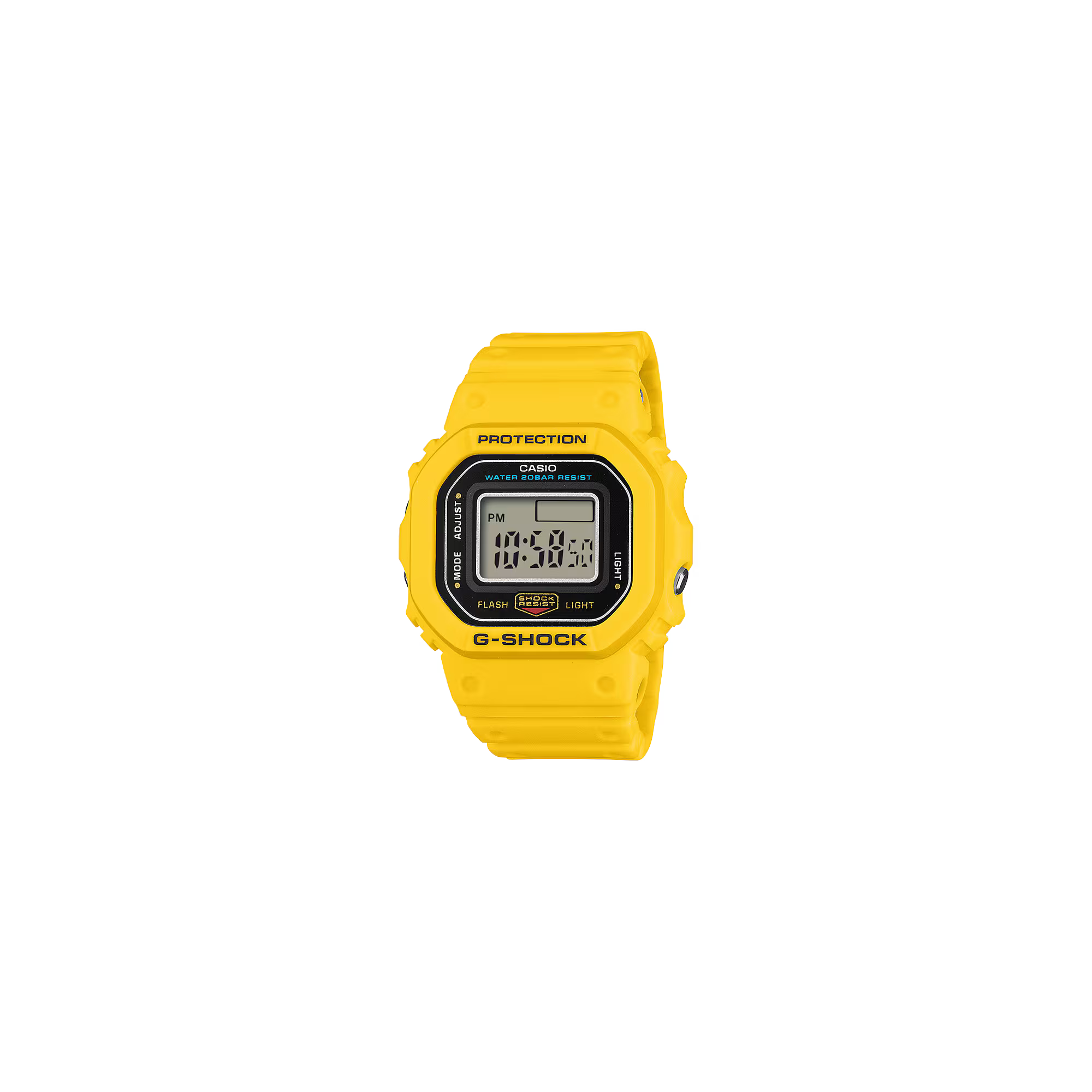 G-SHOCK Casio Nano DWN-5600-9ER Yellow Finger-Watch (20mm) Digital Dial